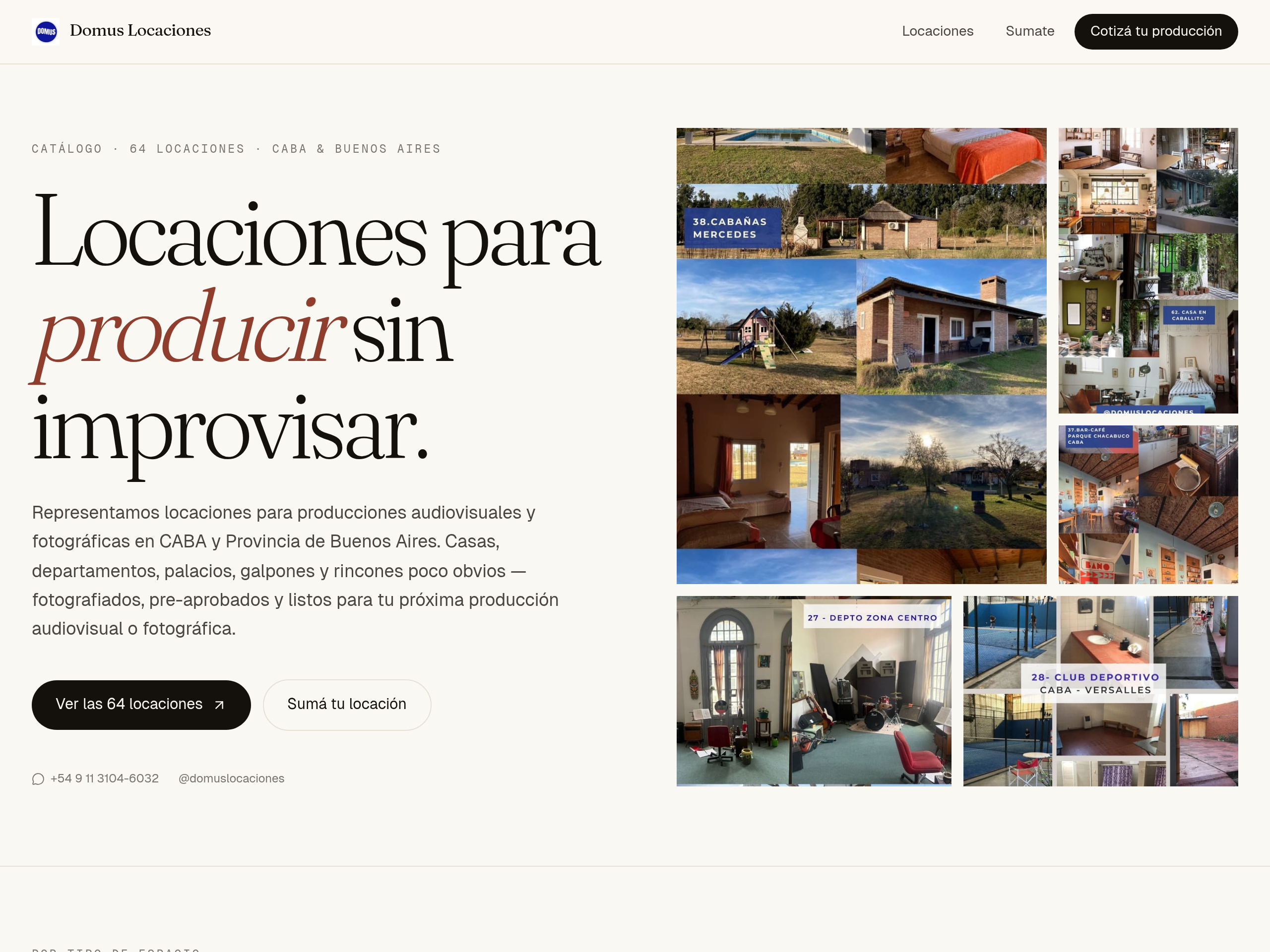 Captura do site de Domus Rouge