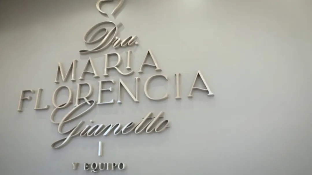 Screenshot of the site of Dra. María Florencia Gianetto